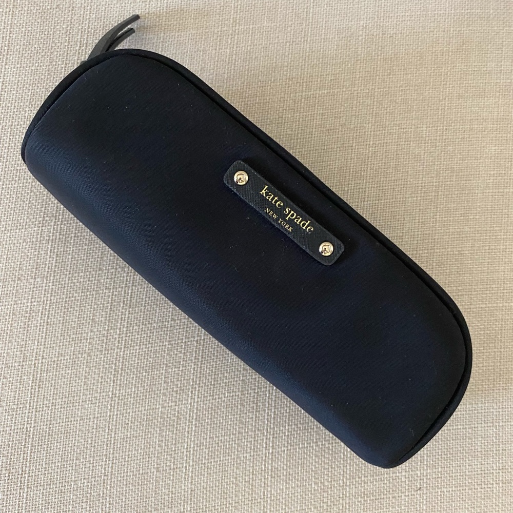 Kate Spade Black Nylon Cosmetic Case